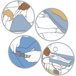 Sistema de baño y ducha para cama Bagnoletto