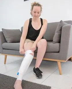 Soporte para bolsa de orina Pantorrilla