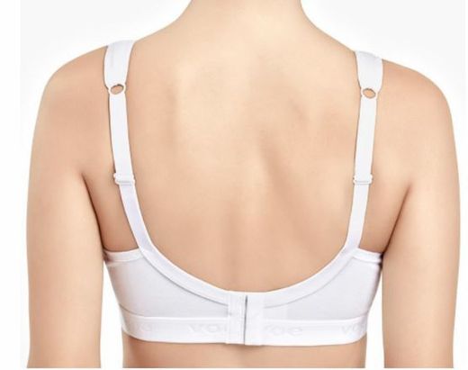 Sujetador Nuha, en algodón con cierre frontal y tirantes alcolchados.