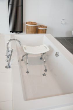 Taburete de ducha plegable