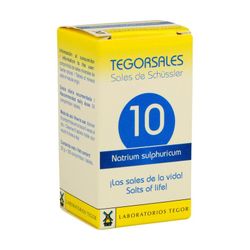 Tegorsal 10 Natrium sulphuricum - sulfato magnésico - Sales de schüssler