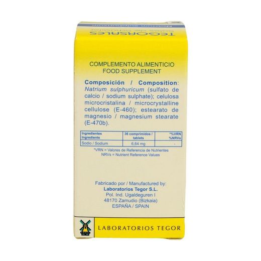 Tegorsal 10 Natrium sulphuricum - sulfato magnésico - Sales de schüssler