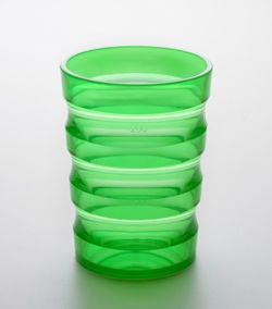 Vaso de anillas sure grip. Verde