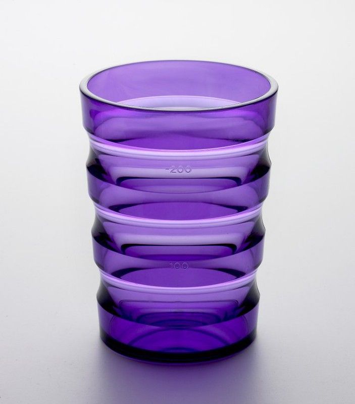 Vaso de anillas sure grip. Violeta