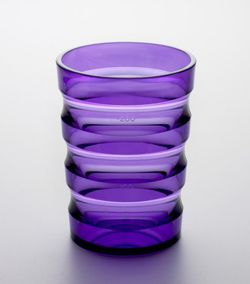 Vaso de anillas sure grip. Violeta