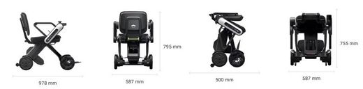 Whill Model C Lite La nueva Silla de ruedas eléctrica plegable de carbono